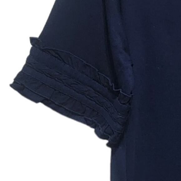 Crown & Ivy Womens Blue Shift Dress NWT Small - Picture 6 of 7